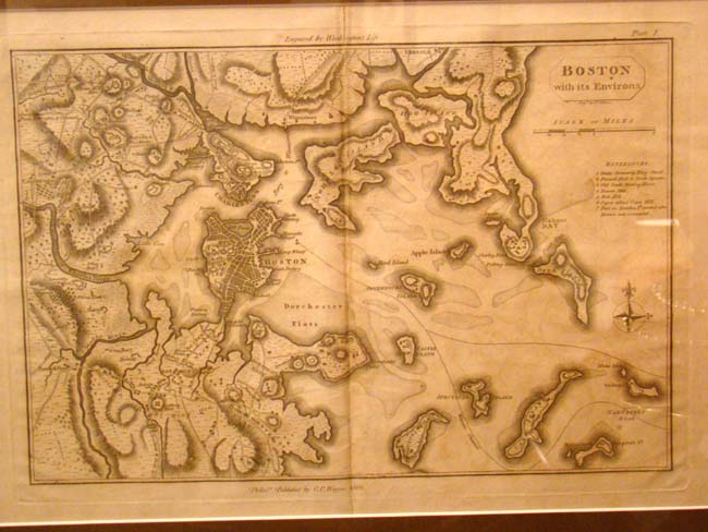 "Boston and its' Environs" published by C. P. Wayne in 1806 for "The Life of Washington"